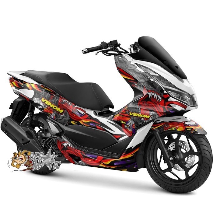 Decal PCX Full Body Stiker Full Body Motor Honda PCX 150 PCX 160 PCX 2025 - Venom 3