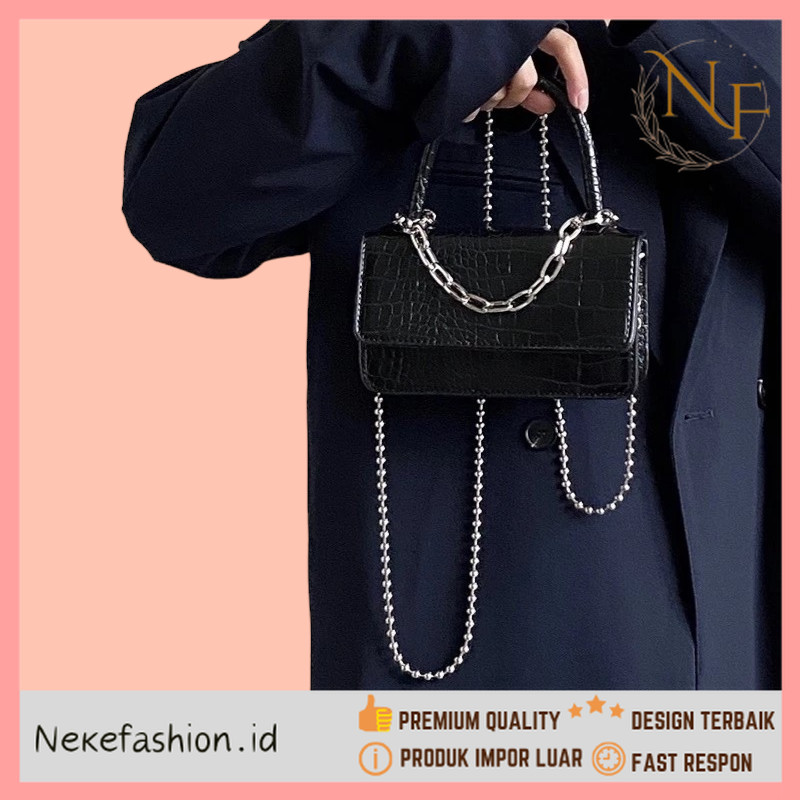 NEKE FASHION Premium Kualitas - Tas Selempang Kecil Wanita Tas Selempang Kecil Cewek Tas Selempang K