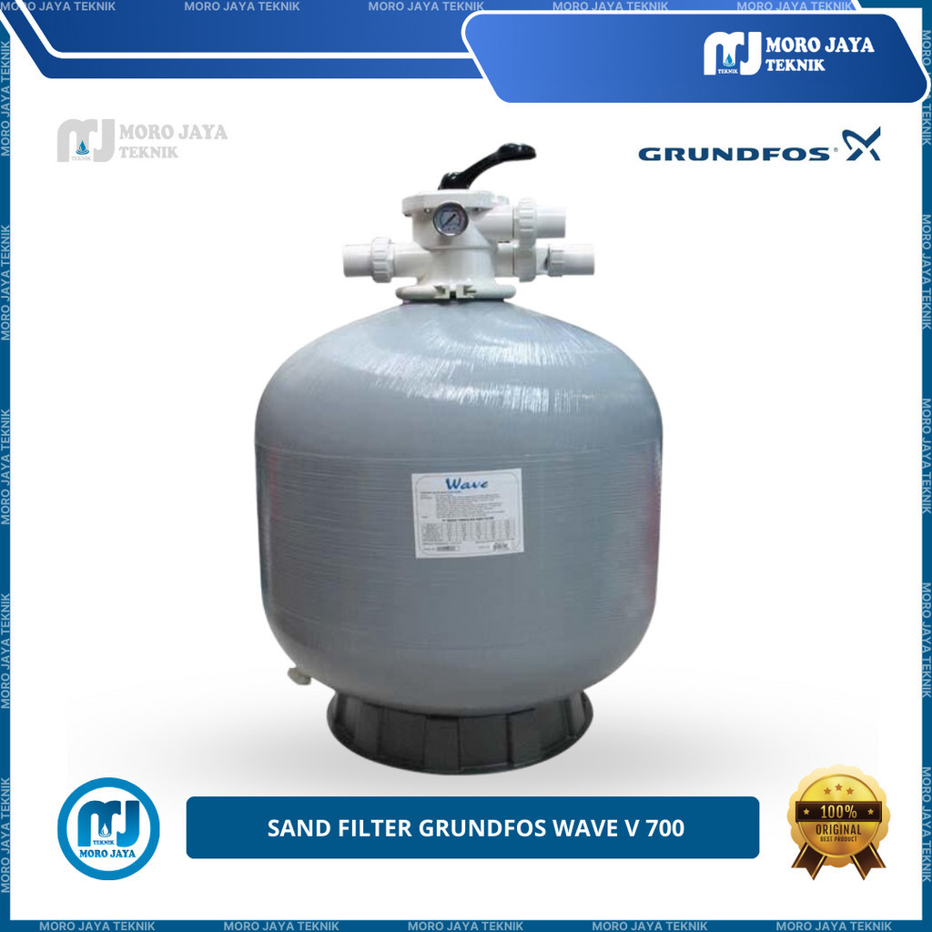 Filter Pompa Kolam Renang Sand Filter Grundfos Wave V 700