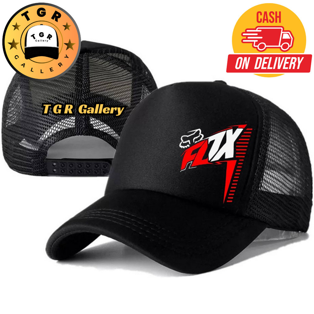 TGR Gallery Topi Trucker FOX - Topi Distro FOX Logo - Topi FOX Premium - Topi Pria Dewasa - Topi Pri