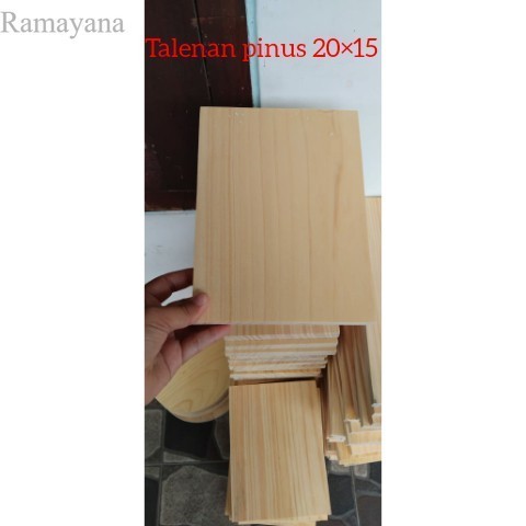 

Talenan Kayu Pinus 20x15cm / Media Lukis/ Media transfer foto 6R murah