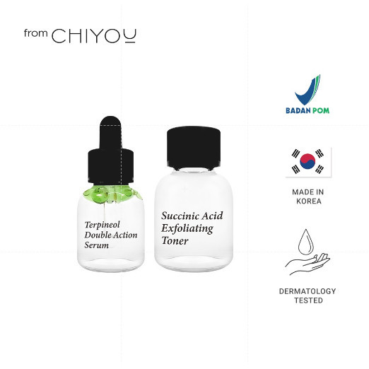 [NOT FOR SALE] FROMCHIYOU Terpineol Double Action Serum + FROMCHIYOU Succinic Acid Exfoliating Toner