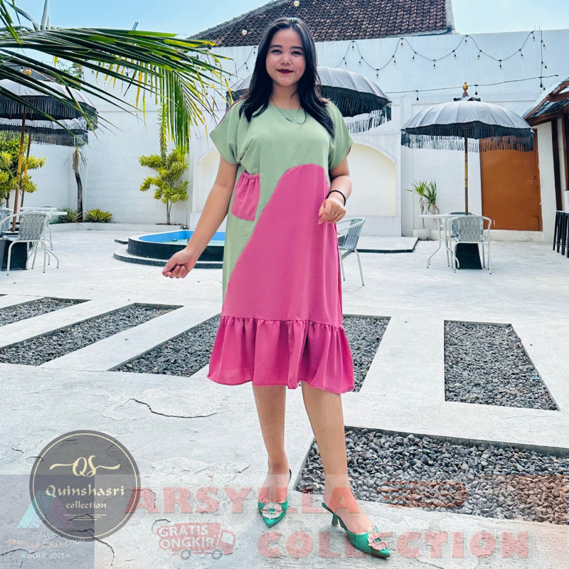 PROMO | Baju Daster Jeny Dress Polos Wanita Remaja Dewasa Kekinian model korean Style Busui Terbaru 