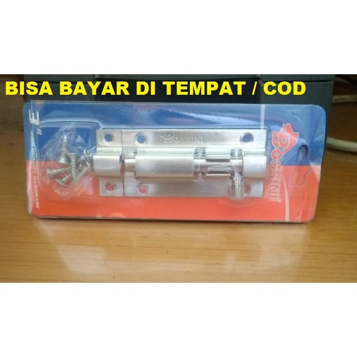 GRENDEL KUNCI SELOT PINTU 3" SLOT BOSSINI
