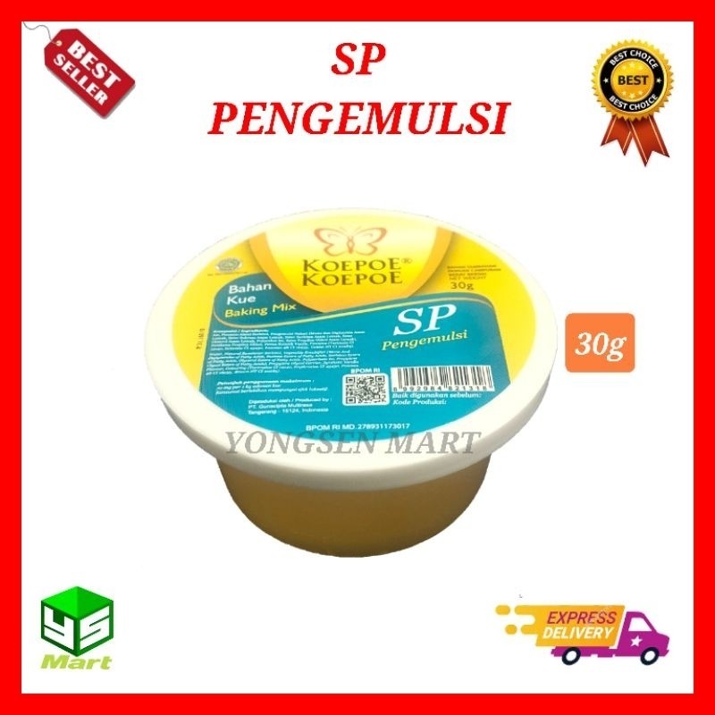 

SP Koepoe Koepoe pengemulsi , pengembang kue 30gr