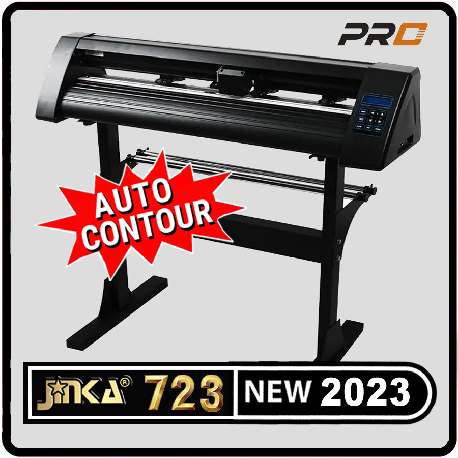 Mesin Cutting Sticker Jinka 723 Auto Contour - NEW Jinka PE PRO Hitam - Alat Cuting Stiker Polyflex 