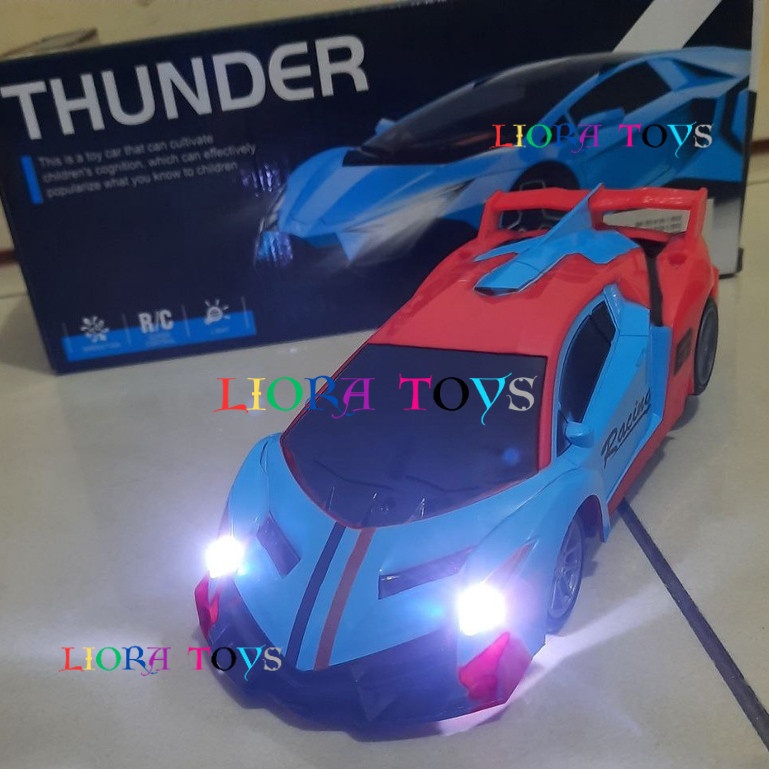 Mainan Anak Mobil Remote Control Balap Racing Thunder Skala 1:20  Terbaru RC Drift Sports Car