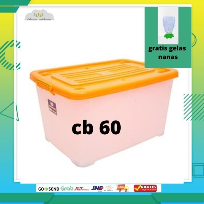 

BOX CONTAINER SHINPO CB 60 (by Gojek) - Biru