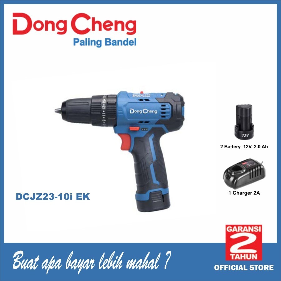 Dong Cheng DCJZ23-10iEK Mesin Bor / DCJZ23-10iEK Cordless Impact Drill
