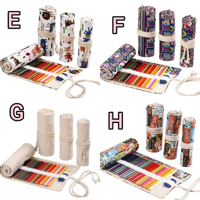 

Andma Kotak Pensil Gulung/ Bohemian Roll Case - I