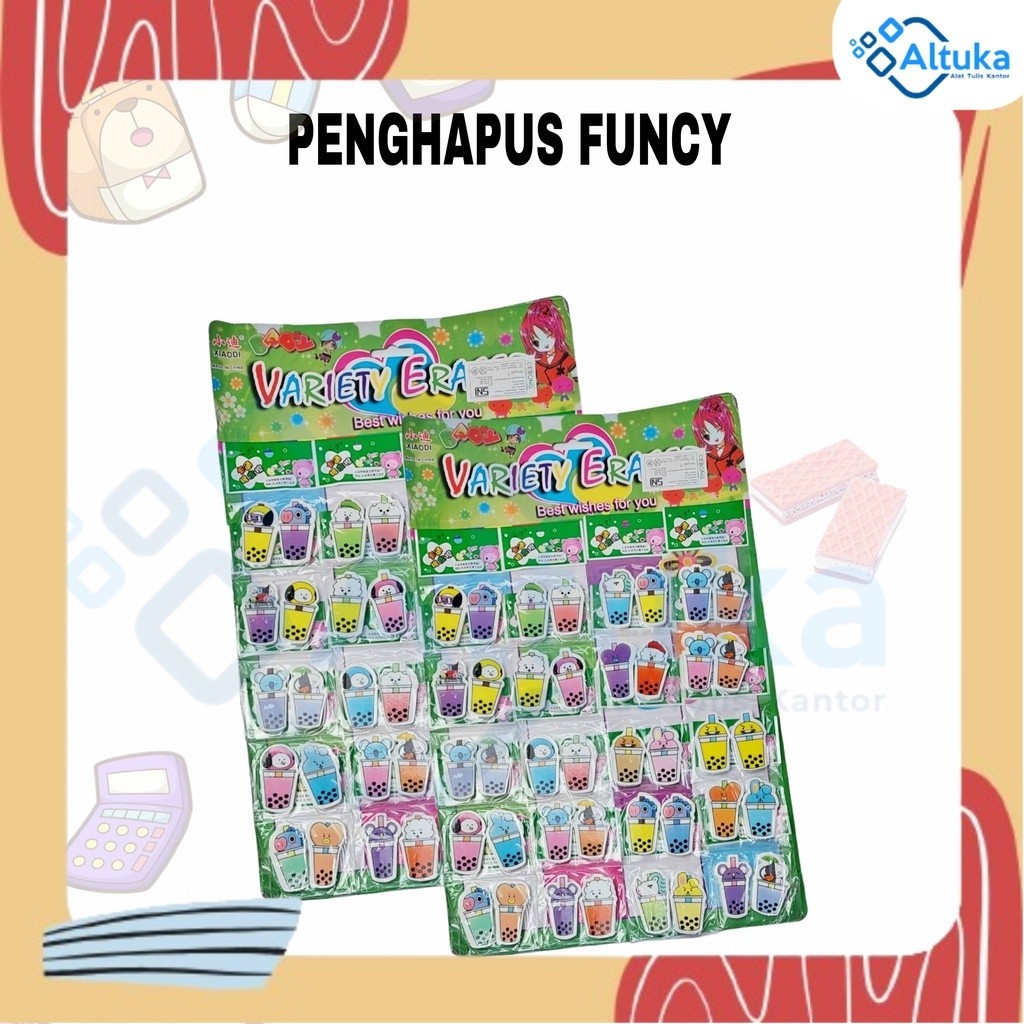 

Penghapus / Stip / Eraser Murah Lucu