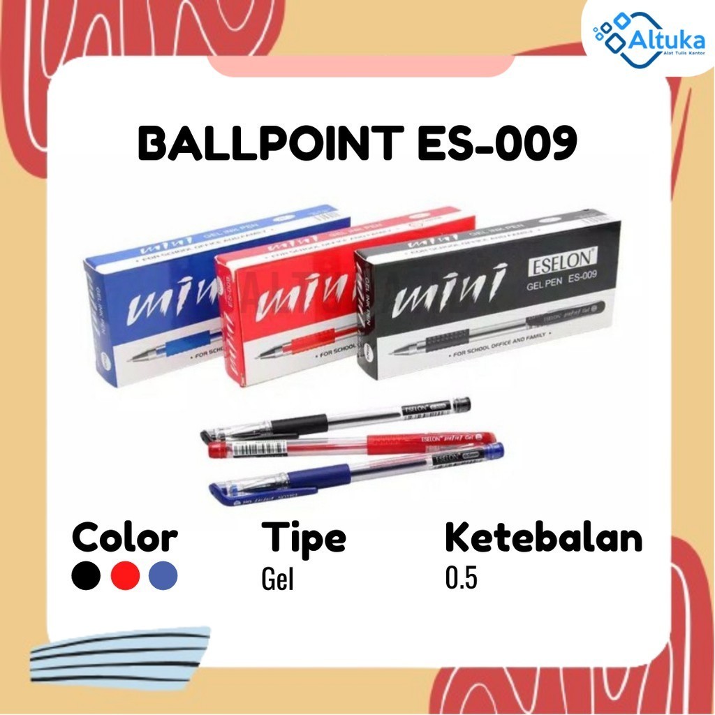 

Bulpen Pen Ball point Mini Gel Eselon Eds-On 0.5mm