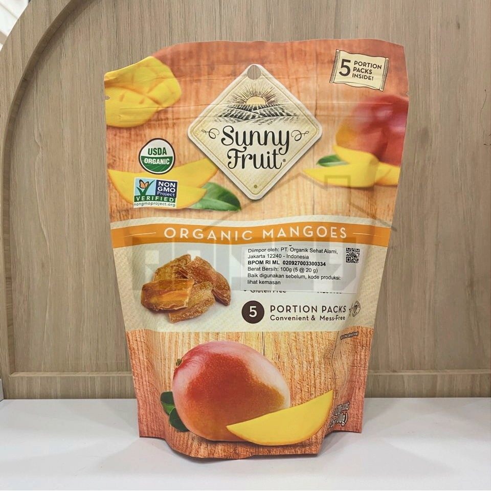 

Sunny Fruit Organic Mangoes Buah Organik Kering