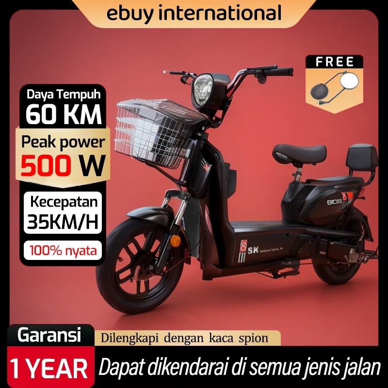promo Sepeda Listrik / Sepeda Motor Listrik 48V12A / Sepeda Listrik Dewasa / Sepeda Motor Listrik / 