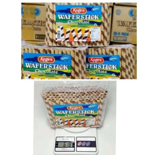 

Kogen Wafer Stick Chocolate 500gr kemasan refill