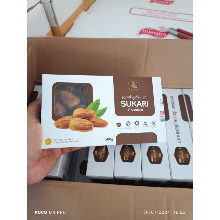 

ATX Kurma Sukari Ember 850 gram Korma Basah Al Qossim Timur Tengah Alqosim - 500 gram