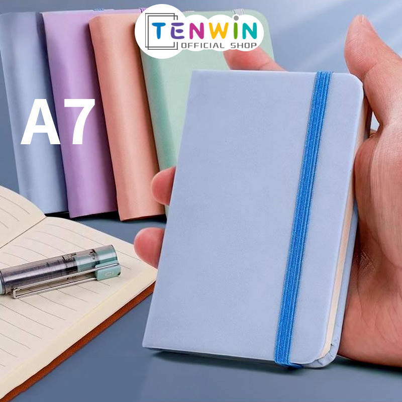 

Notebook mini buku A7 notepad portabel tebal 100 lembar - Tenwin