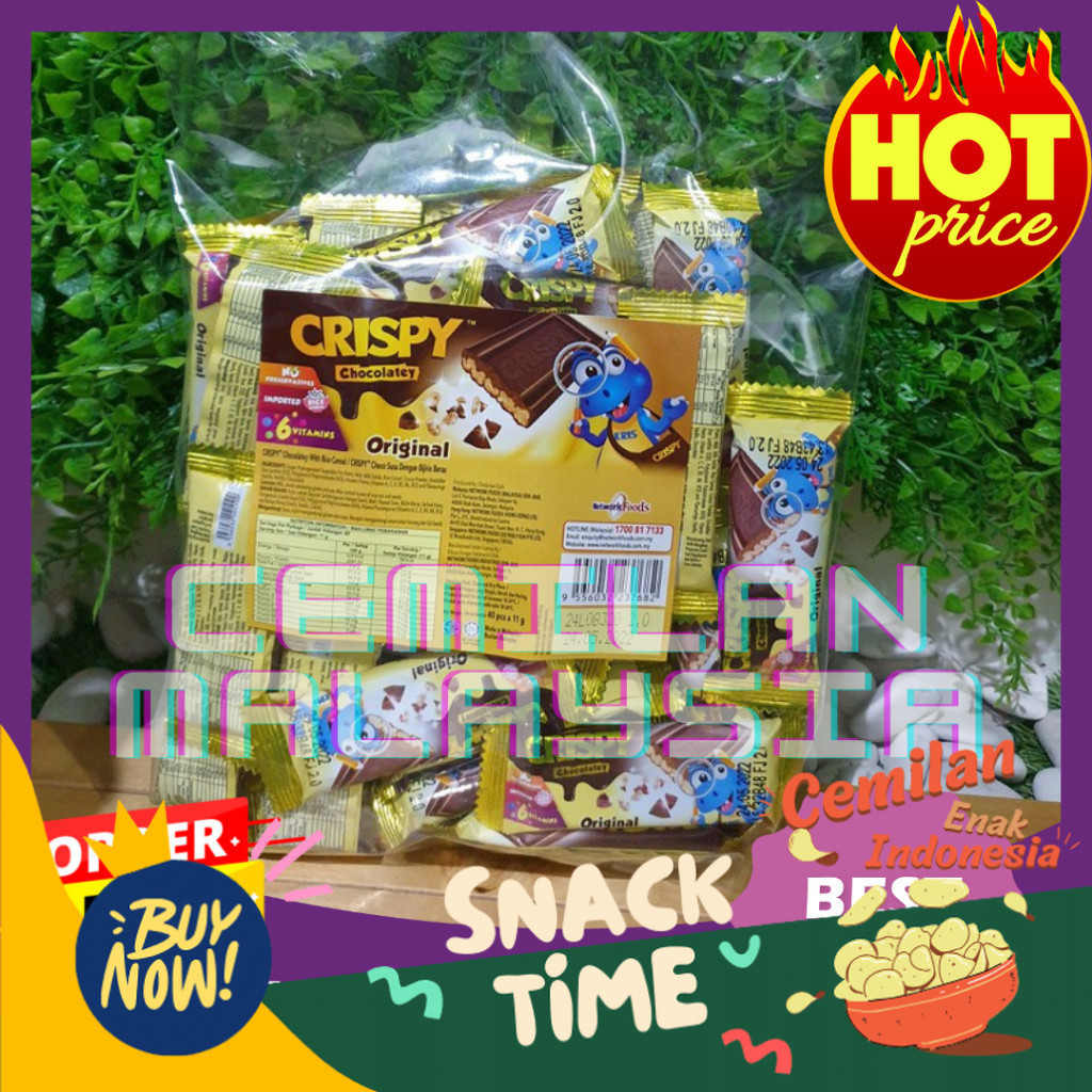 

Special Diskon CRISPY CHOCOLATE ORIGINAL REFIL MALAYSIA | CEMILAN COKELAT ENAK MALAYSIA