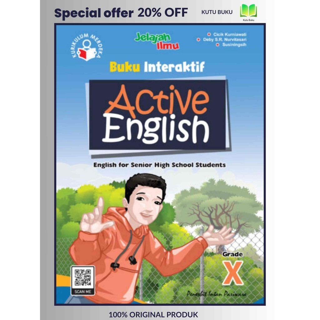 Buku Interaktif Bahasa Inggris SMA Kelas 10 Kurikulum Merdeka Intan pariwara Edisi Terbaru