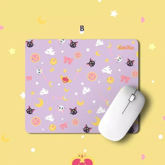 Andar Mousepad Costum Gaming Karakter Lucu Kartun Sailor Moon Jepang