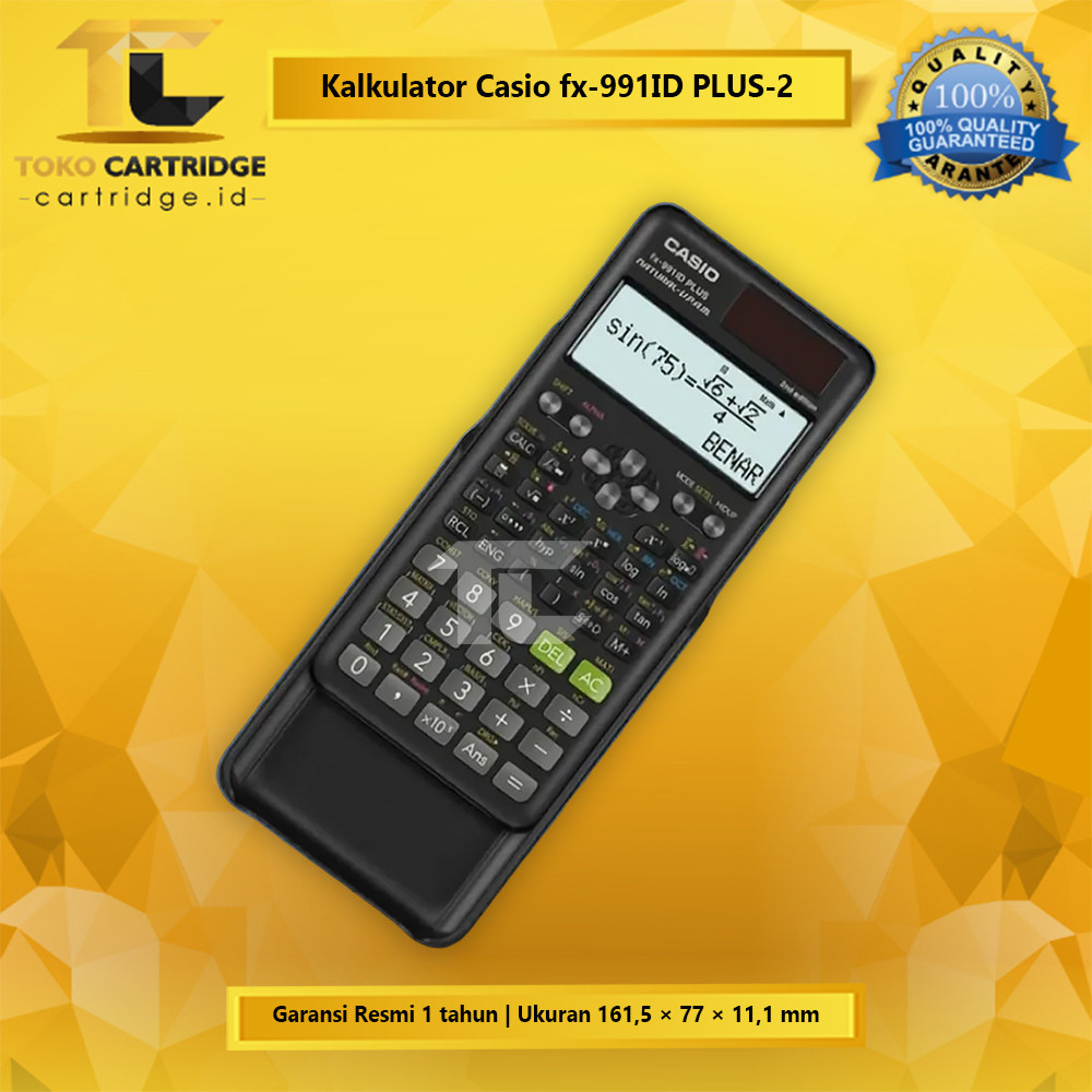 

YUH Casio Kalkulator Scientific FX 991ID PLUS-2 Sains Calculator Ilmiah FX 991ID PLUS 2 Garansi