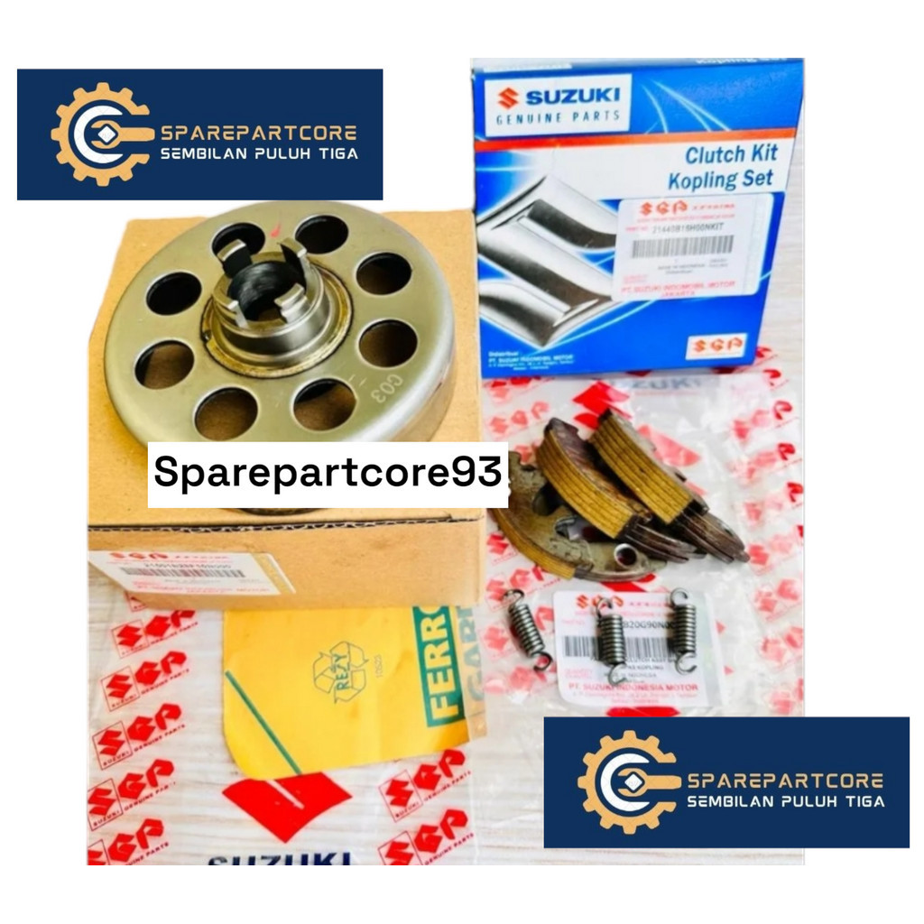 Mangkok ganda + Kampas ganda smash 110 lama Smash New Ori