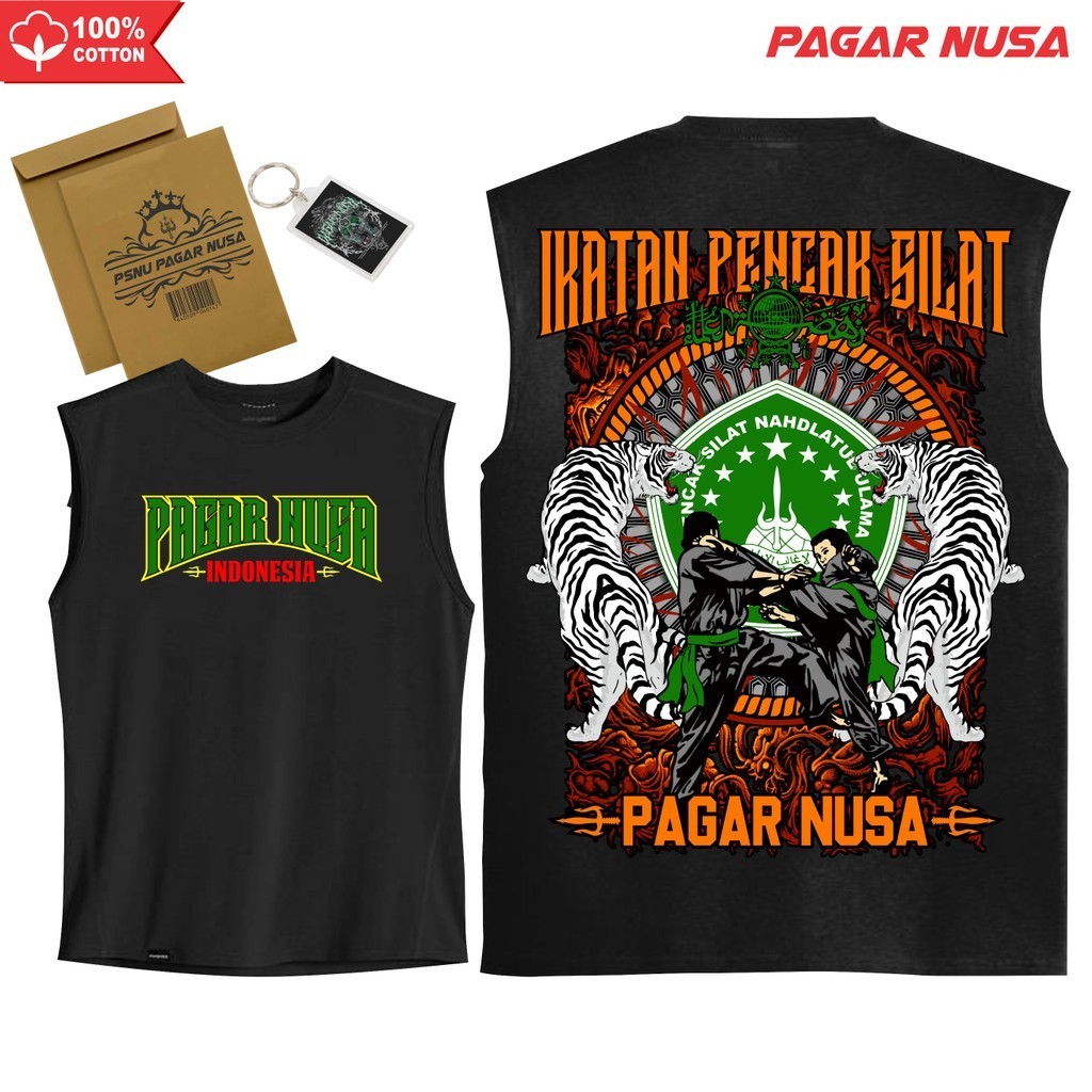 Singlet PN Pagar Nusa Terbaru SINGLET TIGER BACK IPSNU Gasmi 1986 Pencak Dor Fighter Single Plastiso