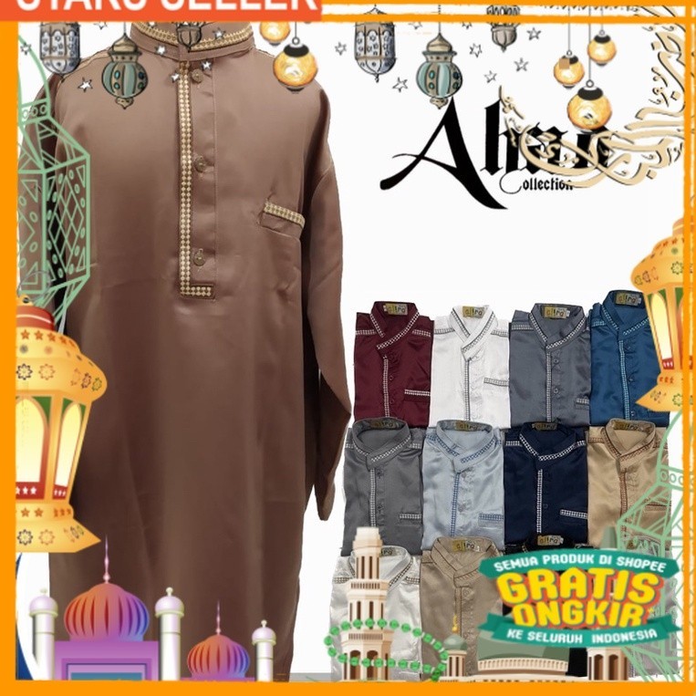 Gamis Anak Laki-Laki/ Pink Dusty Fanta Merah muda