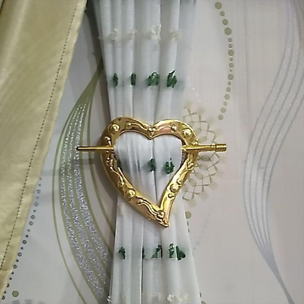 MJS 1.204 - Tusuk Konde Gorden Sepasang Hordeng Korden Gordyn Gold Silver Pengikat Pengait Cantolan 