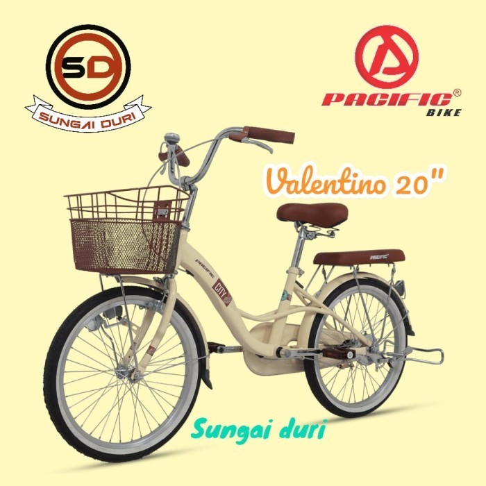 promo spesial [Original] Sepeda Anak Cewek 20 Inch Sepeda Mini Keranjang Pacific
