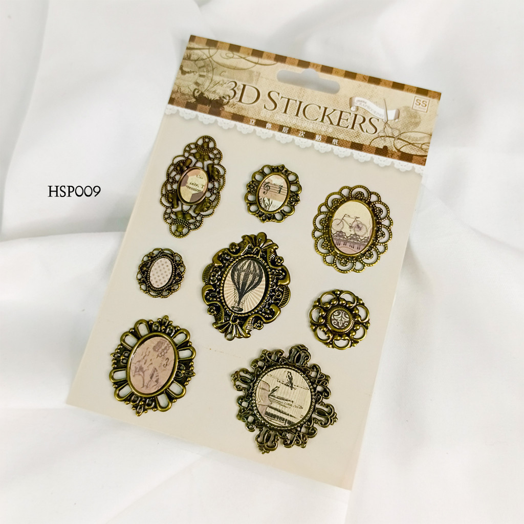 

Aksesoris Scrapbook Kerajinan Tangan 3D Stiker Hsp009