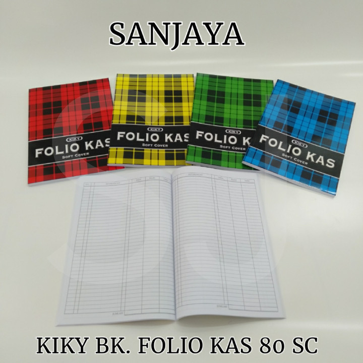 

(HASANS HOME)Kiky Buku Folio Kas 80 Sc / Buku Kas Soft Cover / Buku Catatan / Kiky Bk. Folio Kas 80 Sc