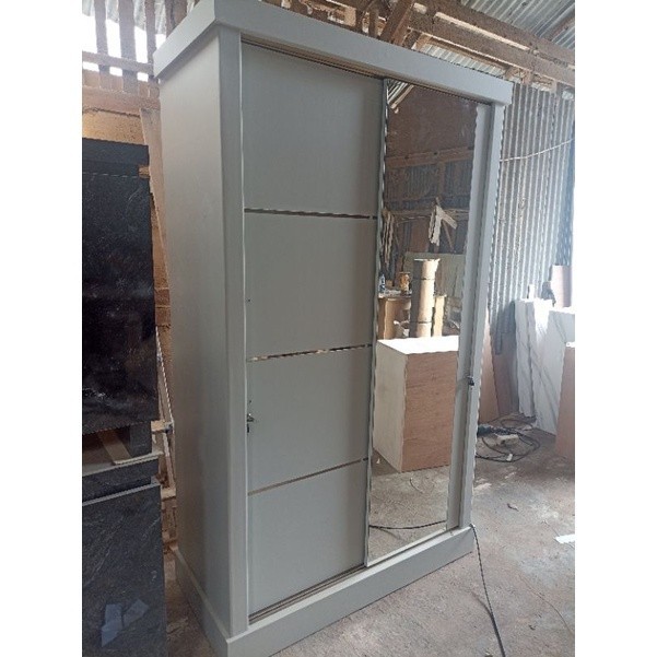 

PROMO SPESIAL Lemari pakaian sledding 2 pintu minimalis 120cm / Lemari pakaian hpl