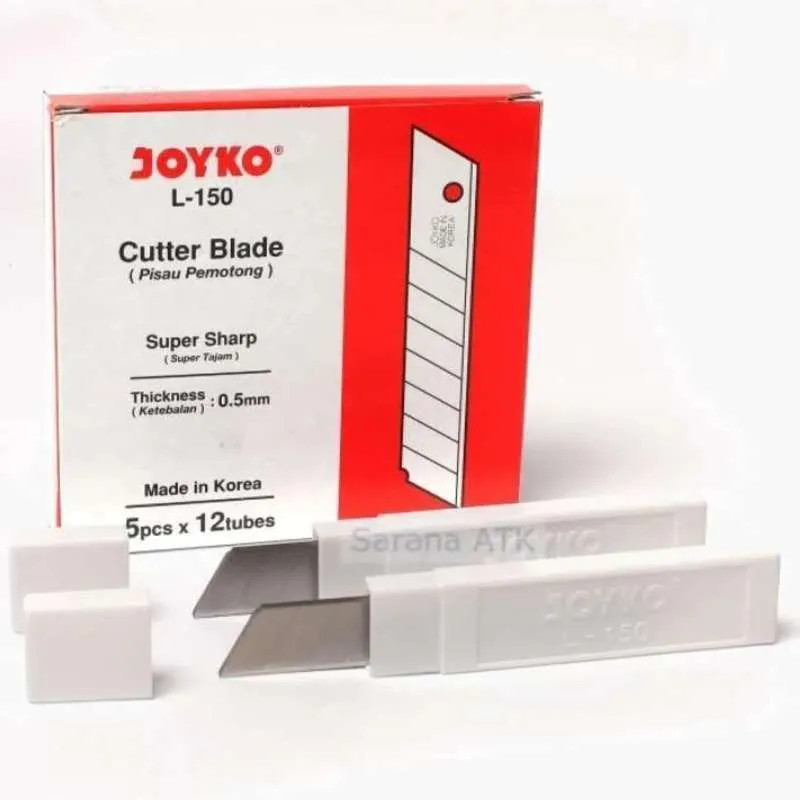 

(HASANS HOME)[1 Pack] Isi Cutter Blade Joyko L-150Mh A-100Mh / Isi Cutter Besar / Isi Cutter Kecil / Joyko, Cutter Blade