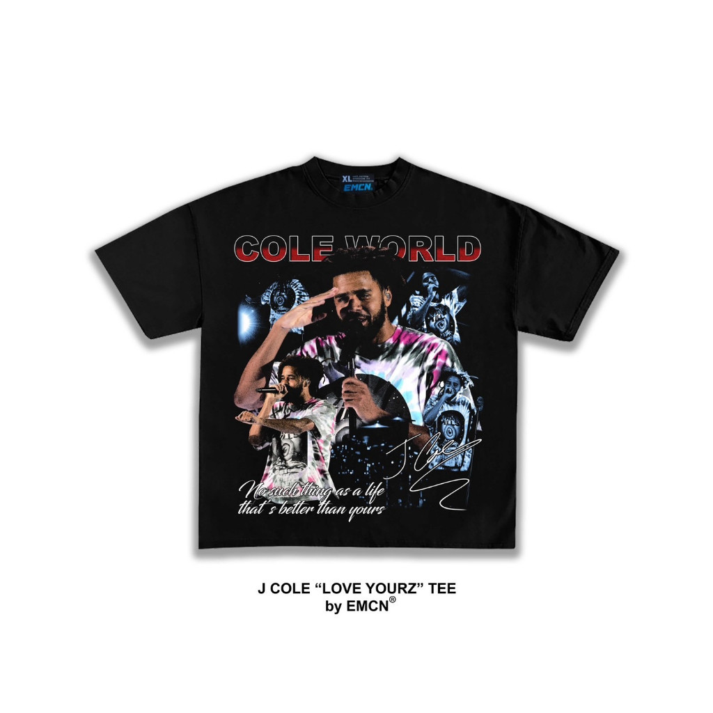 【COD】 Oversized Tee JCole "Love Yourz" KAOS