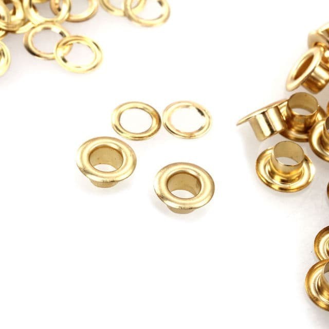 Mata Ayam Eyelet 4mm GOLD Anti Karat Kode 201