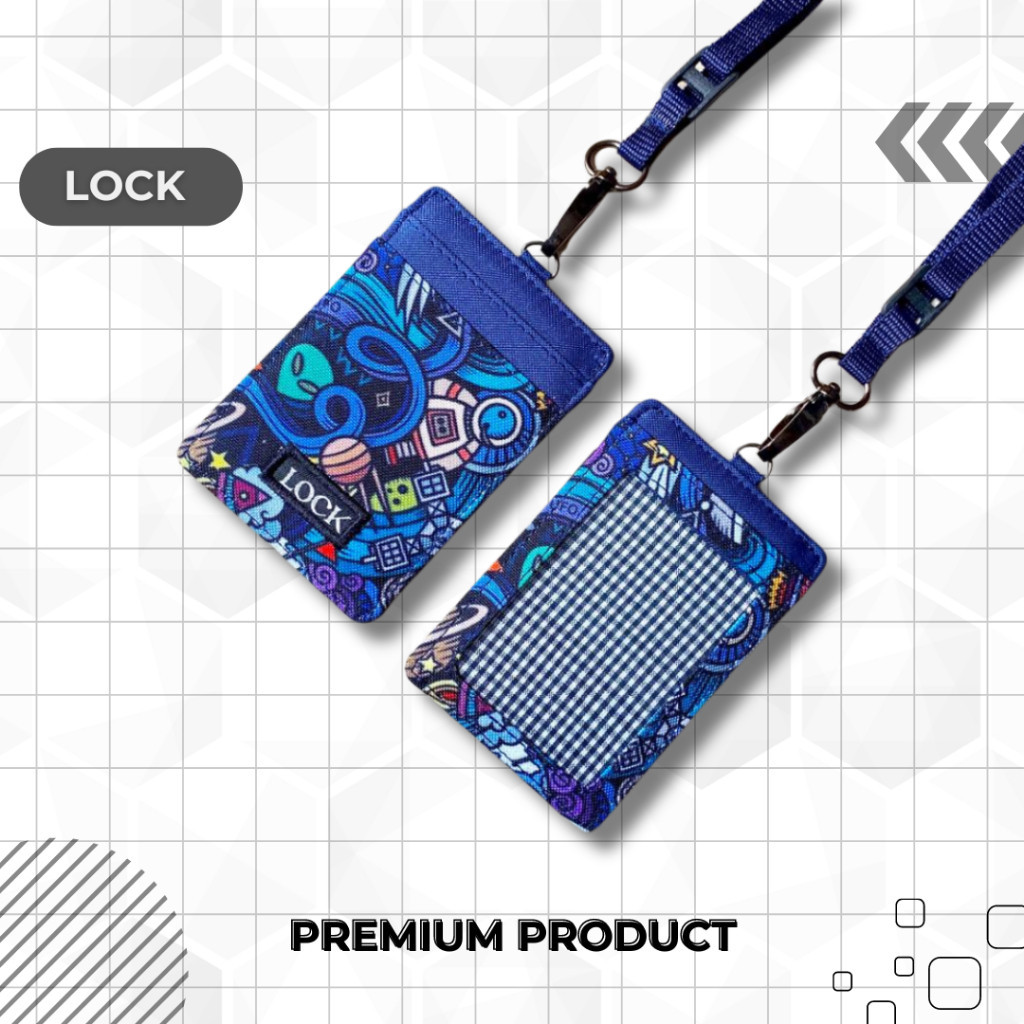 

Dompet HP ID Card Holder Hanging Phone Wallet Kalung Gantung Leher Multifungsi Wanita Pria Motif ZS32