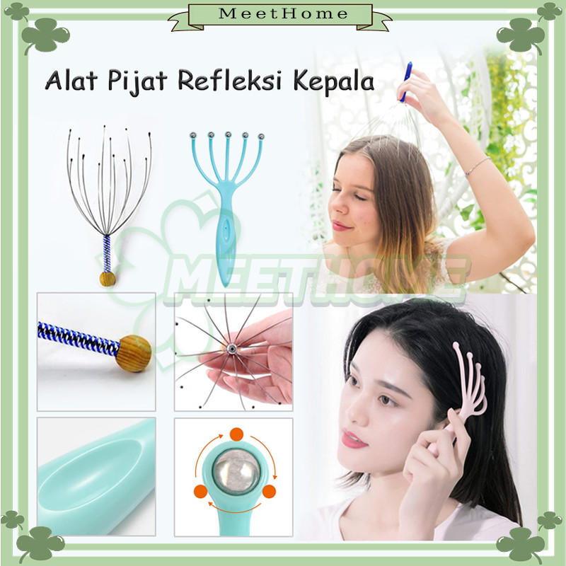Alat Pijat Kepala/Terapi Refleksi Kepala Massage/Manual Relaxing Anti Sakit Kepala Pusing