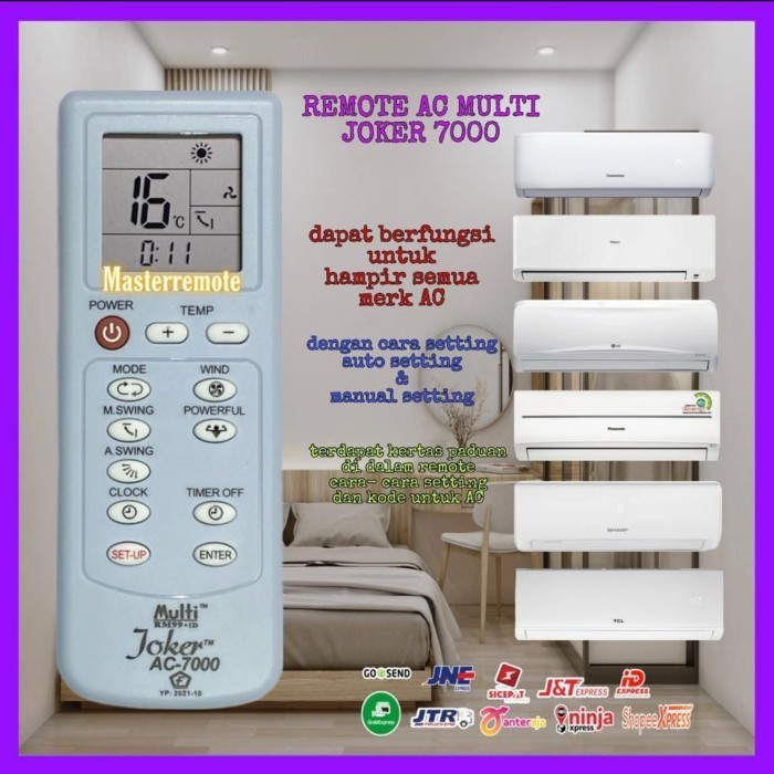 REMOT REMOTE AC MULTI/UNIVERSAL JOKER 6000 7000