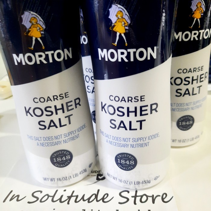 

Garam Morton coarse kosher salt 454gr 16oz