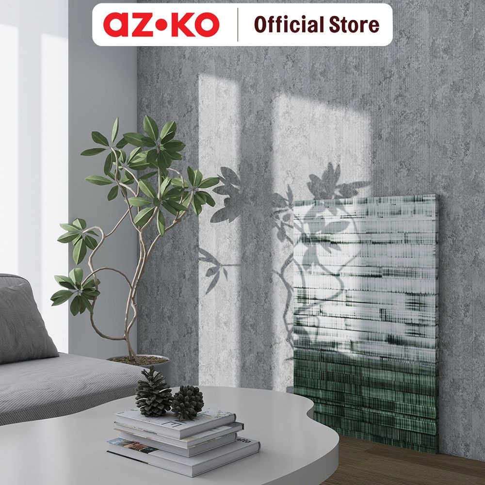 AZKO Maxbuilt 60X0.4X60 cm Panel Dinding Ps - Abu-Abu Concrete wall panel dekorasi rumah tempel hias