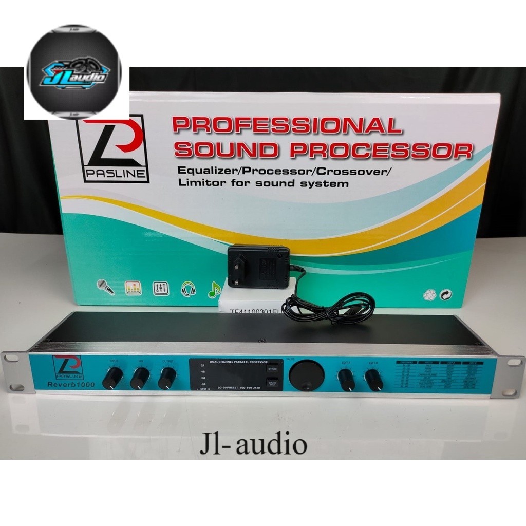 Effect Vocal PASLINE REVERB 1000 / REVERB-1000 / REVERB1000