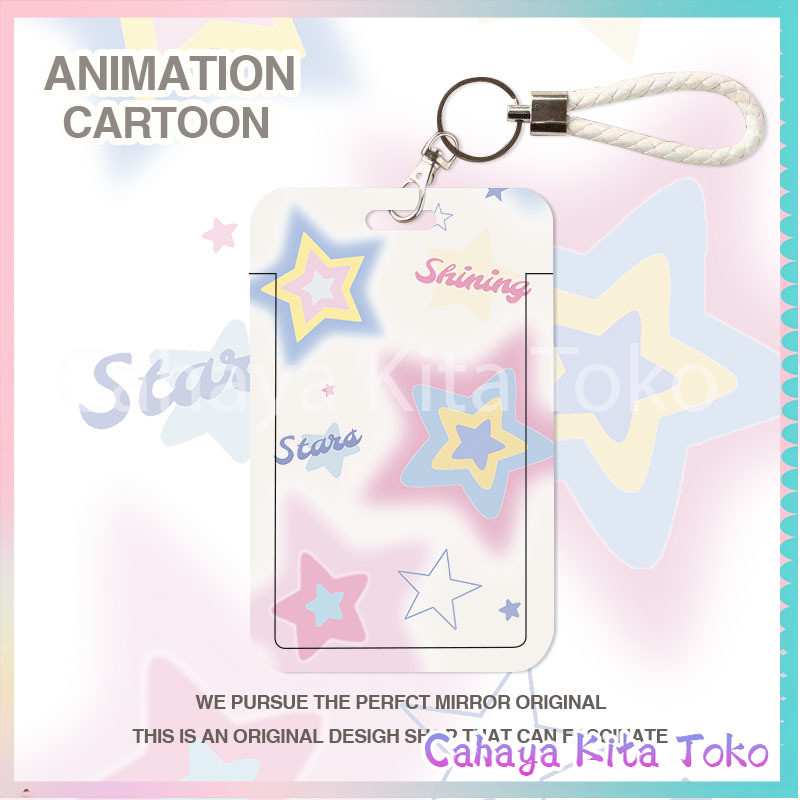 

ID CARD HOLDER/SARUNG KARTU/pesanan Hadiah Khusus/SUPPORT HARGA GROSIR/Bintang-bintang lucu