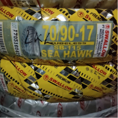 Ban Tubles Swallow 70/90-17  Ban Tubeless Swallow 70 90 17 Sea Walk