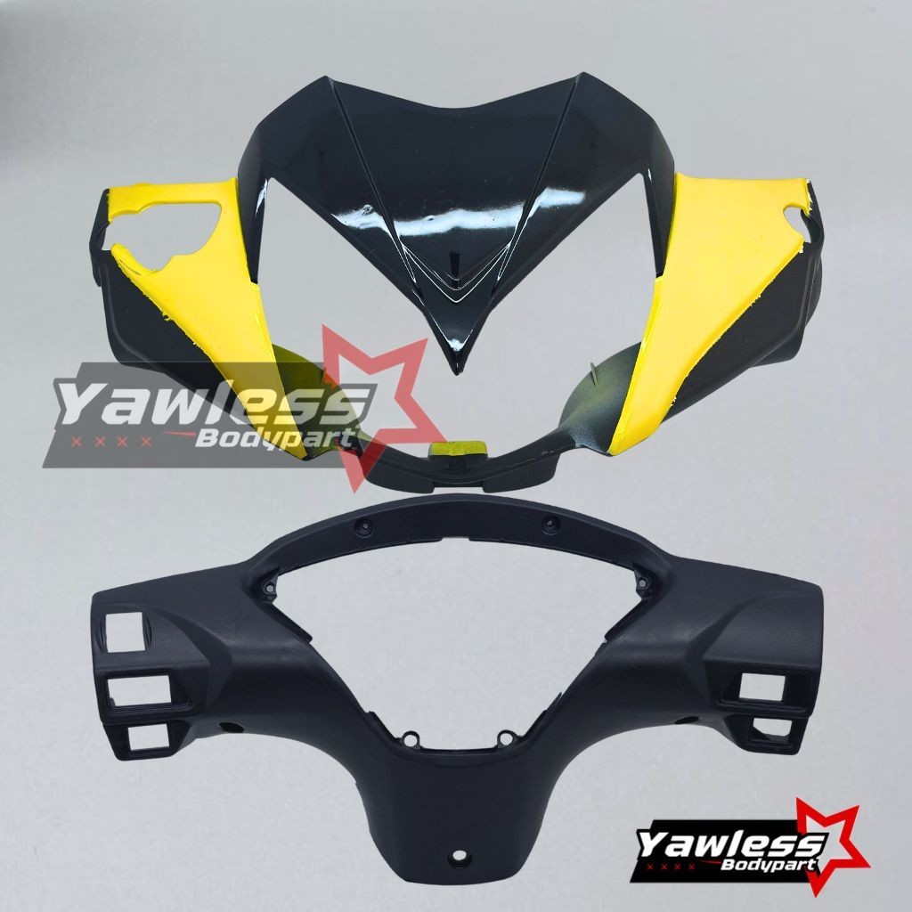 batok kepala supra x 125 Batman warna Kuning / batok lampu supra x 125