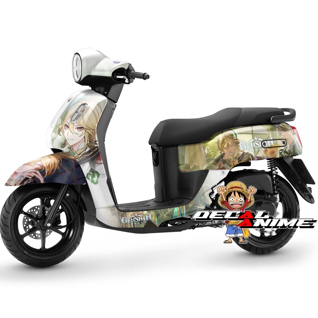 Sticker Fazzio full body - Decal Full body Motor Fazzio Stiker Fazio Anime Alhatitham Genshin Impact