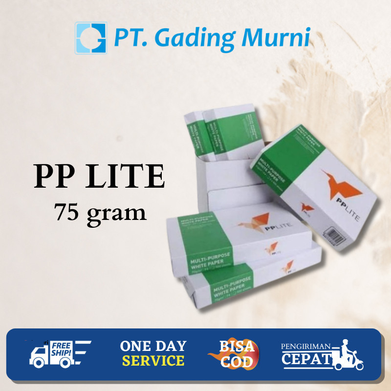 

KERTAS HVS PP LITE A4 / F4 - Kertas print/fotokopi/serbaguna