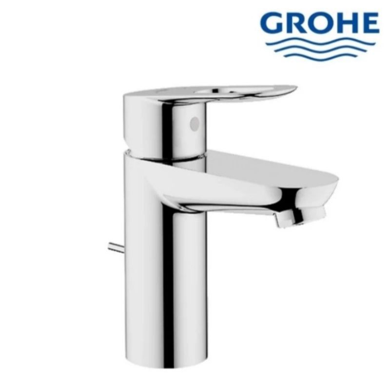 Kran wastafel grohe bauloop 32814000 panas dingin