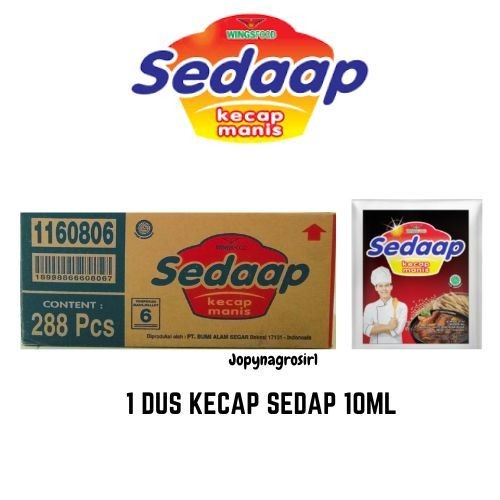 

1 DUS KECAP SEDAP 10ML ISI 288PCS - [NEW] - LOCISHOP88
