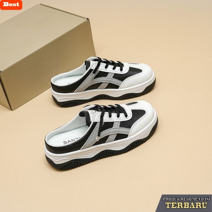 sandal wanita trend sekarang Sepatu Sandal Sneakers Tali Sport Wanita Korea Shoes Import Antislip - 